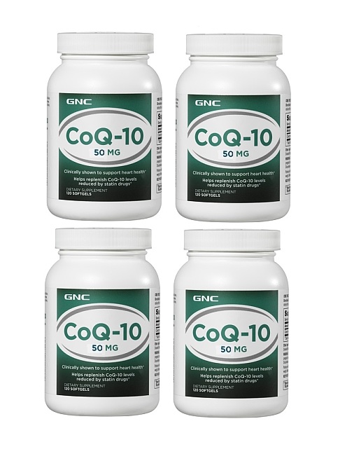 GNC Q 10 輔酵素 50mg 120軟膠囊(一組4瓶)